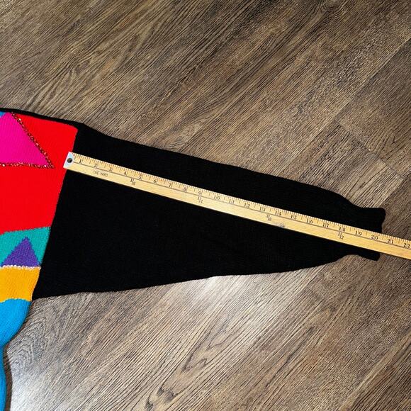 Vtg INTERNATIONAL SPORTSWEAR Extra Touch Colorblock Sequin Satin Dots 40 20W - Picture 5 of 7